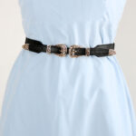 কোডঃ JAB28b; Carved Buckle Elastic Belt