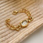 কোডঃ WL111gw; Cheese bracelet watch - Image 2