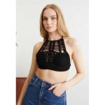 কোডঃ br51; Bohemian halter neck Bra - Image 2