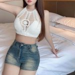 কোডঃ br51; Bohemian halter neck Bra - Image 4