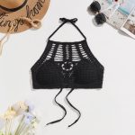 কোডঃ br51; Bohemian halter neck Bra - Image 7