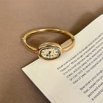 কোডঃ wL106gg; Bracelet oval shape watch - Image 2