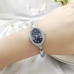 কোডঃ wL106sb; Bracelet oval shape watch