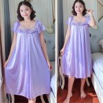 কোডঃ Lin33LPU; Color floral nightgown - Image 2