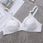 কোডঃ br40; Cotton embroidered Bra - Image 3