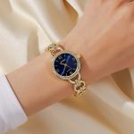 কোডঃ WL104; Diamond Hollow Ladies Watch - Image 2