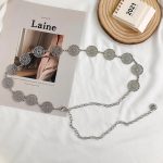 Hollow pattern waist Belt  [Silver] - Image 4