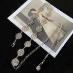 Hollow pattern waist Belt  [Silver] - Image 2