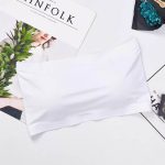 কোডঃ br25; Ice silk strapless Bra - Image 4