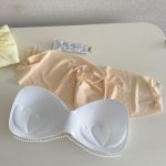 কোডঃ br25; Ice silk strapless Bra - Image 7