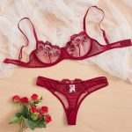 কোডঃ bbp19; Lace soft steel ring Bikini - Image 2