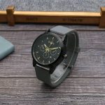 কোডঃ WL107g; Net Red Live ladies watch [Grey] - Image 3
