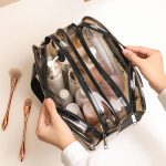 কোডঃ Cb5b; PVC double cosmetic bag - Image 4