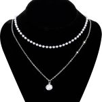 Pearl Chain necklace [White] - Image 4