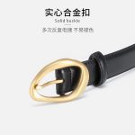 কোডঃ Jab16; Pin Buckle Cowhide Belt - Image 5