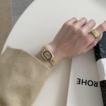 কোডঃ WL108gg; Popular Coco oval watch - Image 2