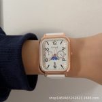 কোডঃ WL60w;  Rectangular fashion watch - Image 2