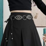 কোডঃ JAB19b; Retro ethnic style belt - Image 3