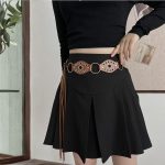 কোডঃ JAB19br; Retro ethnic style belt - Image 4