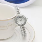 কোডঃ WL95s; Rhinestone pearl strap watch - Image 3