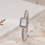 কোডঃ wL105s; Rhinestone rectangle watch - Image 2