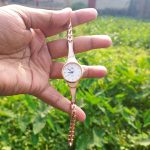 কোডঃ WL77g; Simple casual bracelet watch (Gold) - Image 3