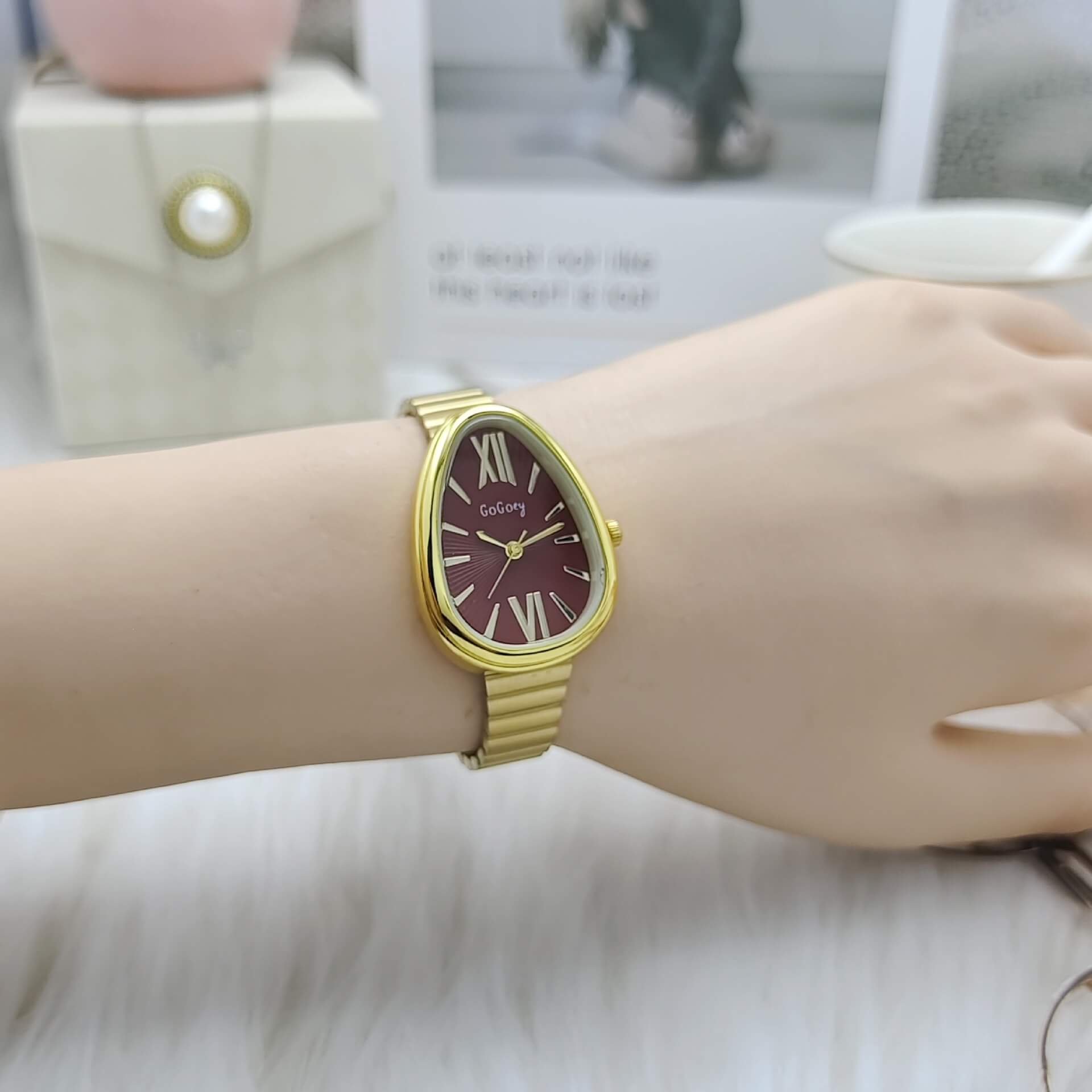 Snake-head-watch.gc-4.jpg কোডঃ WL100gc; Snake head watch - Image 1
