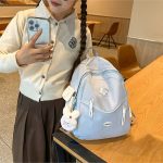 কোডঃ BCP23b; Student contrast backpack (Blue) - Image 4