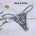 Thin strap thong Panty -Print - Image 11
