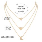 Star moon Love necklace - Image 3