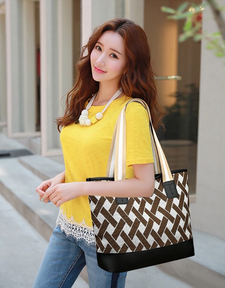 versatile-canvas-bag.Brb_.1-1.jpg কোডঃ 2CB3; Versatile canvas bag (Brown braid) - Image 1